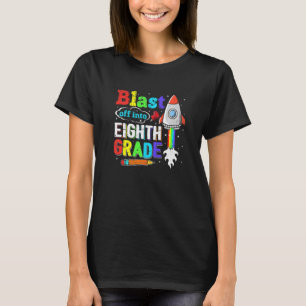 T-shirt Retour À L'École En Huitième Année