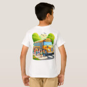 T-shirt Retour à l'école encore une fois les garçons (Dos entier)