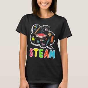 T-shirt Retour À L'École Enseignant Cadeau VAPEUR Graphi
