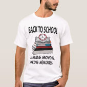 T-shirt Retour à l'école Enseignant Élève (Devant)