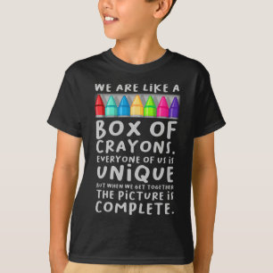 T-shirt Retour à l'école Enseignant Nous sommes comme une