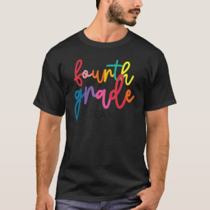 T-shirt Retour à l'école Équipe de rêve des élèves de quat