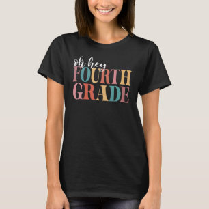 T-shirt Retour À L'École Étudiants Professeur Oh Hey 4th Q