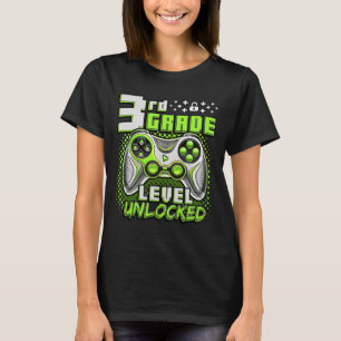 T-shirt Retour à l'école garçon 3e année joueur jour de la