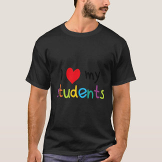 T-shirt Retour À L'École J'Aime Mes Élèves Enseignants