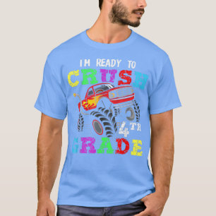 T-shirt Retour à l'école Je suis prêt à écraser le Monste