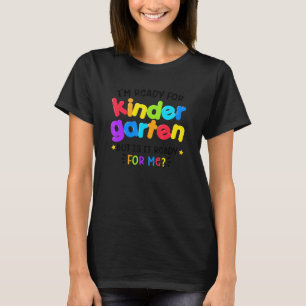 T-shirt Retour à l'école Je suis prêt pour la maternelle E