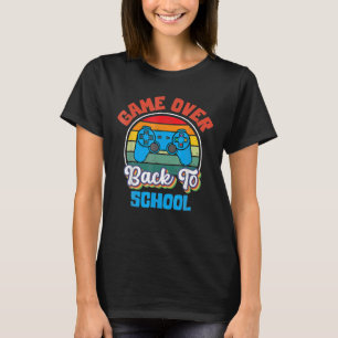 T-shirt Retour À L'École Jeu Drôle Sur L'Étudiant Enseigna