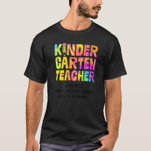 T-shirt Retour À L'École Maternelle Définition De L'Enseig