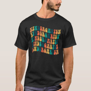T-shirt Retour À L'École Maternelle Enseignant Enfants Pre