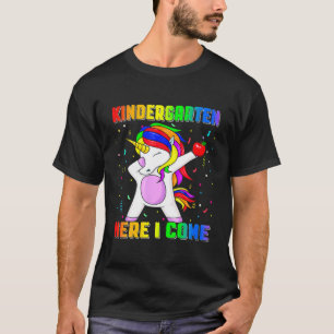 T-shirt Retour À L'École Maternelle Unicorne Dabbing Kids