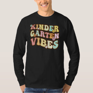 T-shirt Retour à l'école Maternelle Vibes Groovy Rétro Thé