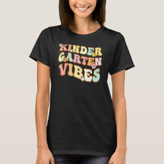 T-shirt Retour à l'école Maternelle Vibes Groovy Rétro Thé