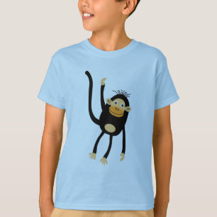 T-shirt Retour À L'École Petit Singe