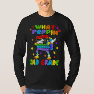 T-shirt Retour À L'École Pop It Fidget Toys What Poppin 2n