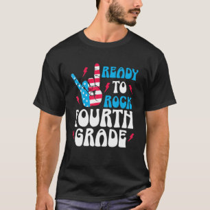T-shirt Retour À L'École Pour Garçons   Prêt À Rocher 4Ème