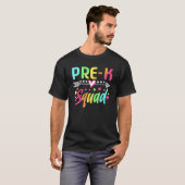 T-shirt Retour à l'école Pré K Équipe Enseignant Équipe Pr (Devant entier)