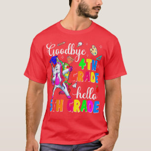 T-shirt Retour à l'école Premier jour Bonjour 5e année Uni