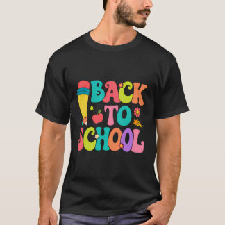 T-shirt Retour À L'École Premier Jour De L'École Enseignan