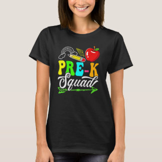 T-shirt Retour à l'école Premier Jour De Pré-Maternelle Éq
