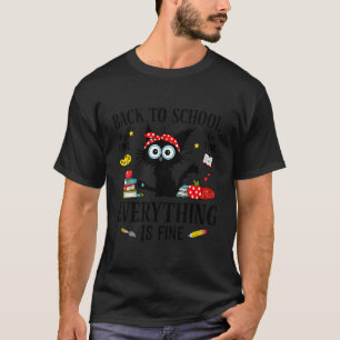 T-shirt Retour à l'école Premier Jour d'école Enseignant &