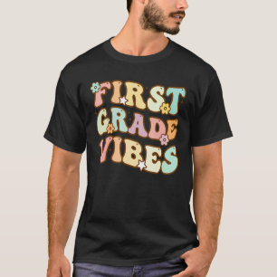 T-shirt Retour à l'école Première année Vibes Élève Enseig