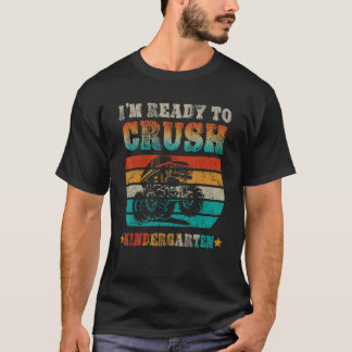 T-shirt Retour À L'École Prêt À Écraser Le Monstre De La M