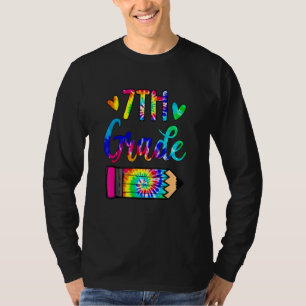 T-shirt Retour à l'école Professeur de 7e année Crayon Ti