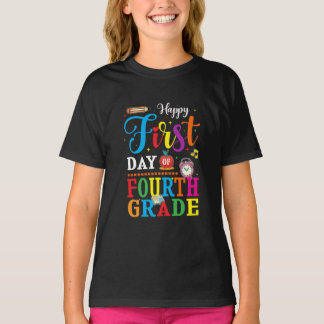 T-shirt Retour à l'école, quatrième année