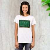T-shirt Retour à l'école Science Chalkboard Éducation