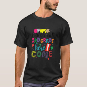 T-shirt Retour À L'École Suivre La 3e Année Je Viens