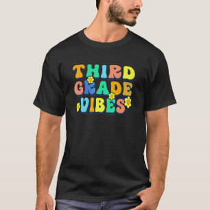 T-shirt Retour à l'école Troisième année Vibes Étudiant En