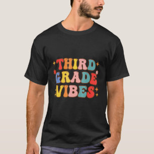 T-shirt Retour à l'école Troisième année Vibes Rétro Ensei