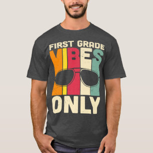 T-shirt Retour À L'École Vibes De 1Ère Année Chemise, Prem