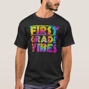 T-shirt Retour À L'École Vibes De 1Ère Année Premier Jour