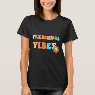 T-shirt Retour À L'École Vibes De La Préscolaire Premier J