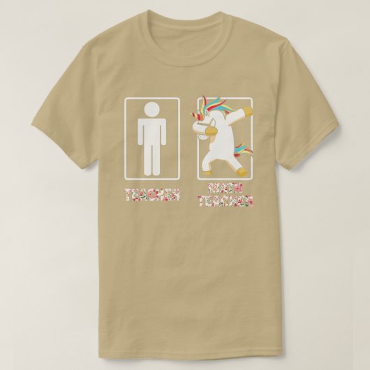 T-shirt Retour à l'enseignant de mathématiques de l'école (Design devant)