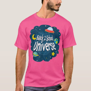 T-shirt Retour À L'Univers De L'École, Amoureux De La Plan