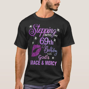 T-shirt Retour à Mon 69e anniversaire grâce et miséricorde