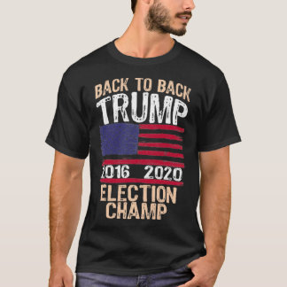 T-shirt Retour À Retour Élection Champ Trump 2020 ReElecti