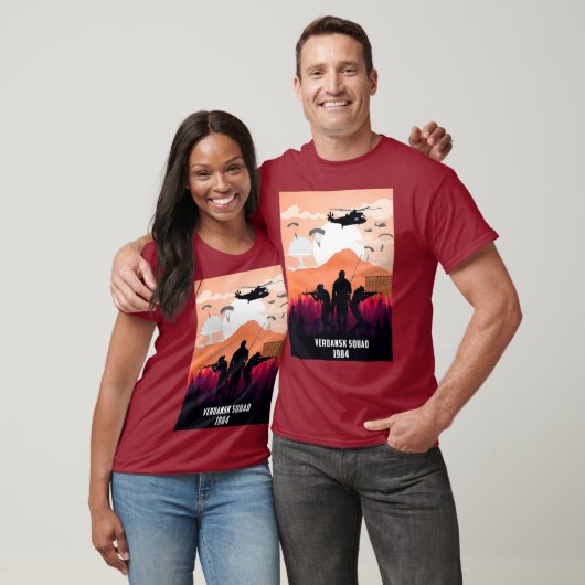 T-shirt Retour à Verdansk 1984 CoD Gaming Gulag Warzone (Unisexe)