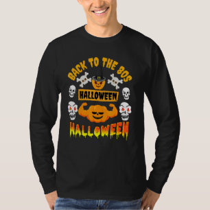 T-shirt Retour Au Costume D'Halloween Des Années 80 Hommes