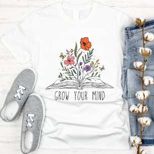 T-shirt Retour au Fleur sauvage de l'école