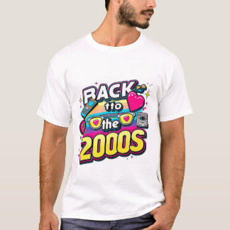 T-shirt Retour au thème de fête rétro vintage des années 2