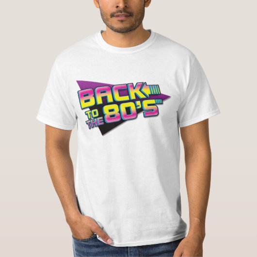 T-shirt retour aux années 80 (Devant)