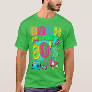 T-shirt Retour aux années 80 Costume Vintage Rétro Eightie