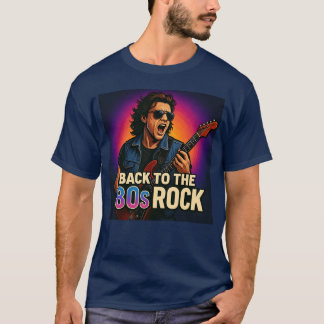 T-shirt Retour aux années 80 Rock Neon Legacy Collection a