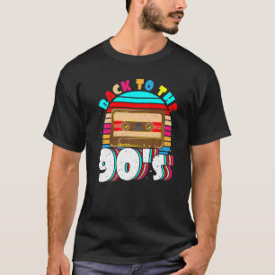 T-shirt Retour Aux Années 90 Disco Radio Et Techno Era Vin