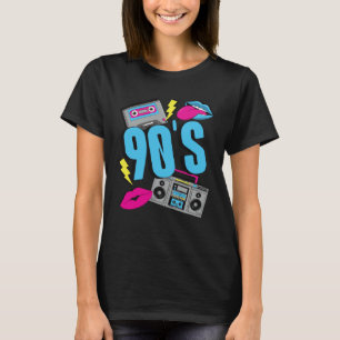T-shirt Retour Aux Années 90s Costume Retro Party 90s Le