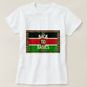 T-shirt Retour aux bases : Kenya Drapeau Thème de la cultu